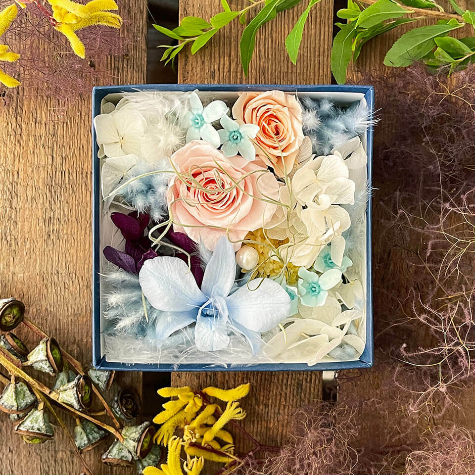 プリザーブドフラワーBOX｜広島花屋オンラインショップ花将